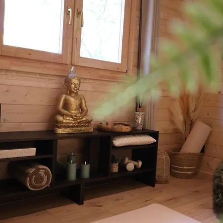 Holiday home Luxe Houten Wellness Boshuisje Met Yoga En - Sereno Meijel