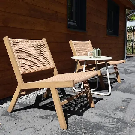 Holiday home Luxe Houten Wellness Boshuisje Met Yoga En - Sereno Meijel