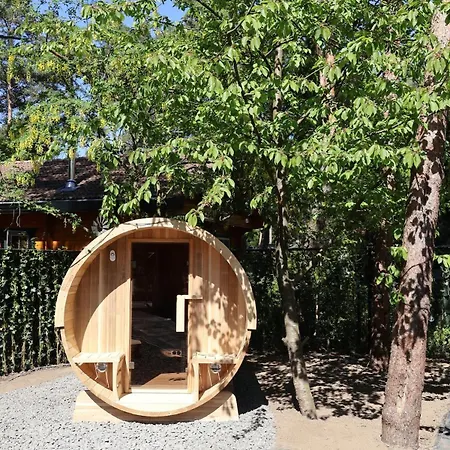 Luxe Houten Wellness Boshuisje Met Yoga En - Sereno Meijel