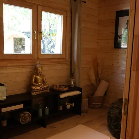 Luxe Houten Wellness Boshuisje Met Yoga En - Sereno Meijel